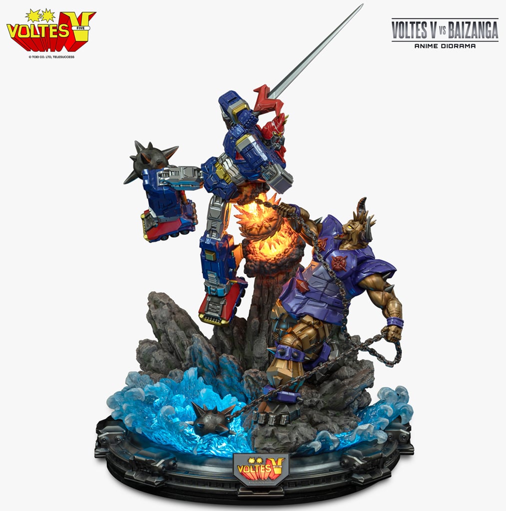 PRE-ORDER Riot - Voltes V vs. Baizanga Anime Diorama