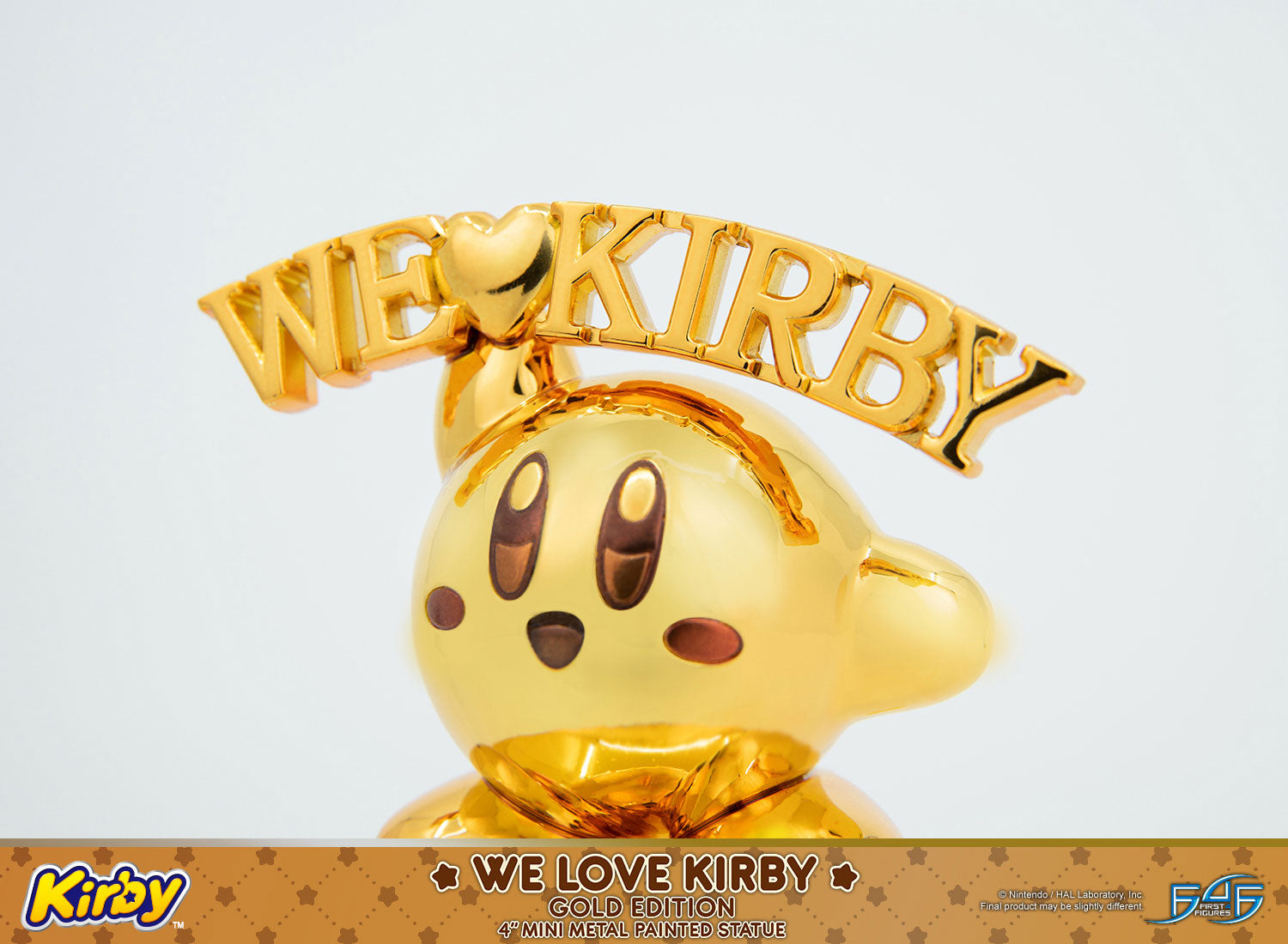 PRE-ORDER First4Figures - Kirby - We Love Kirby: Gold Edition