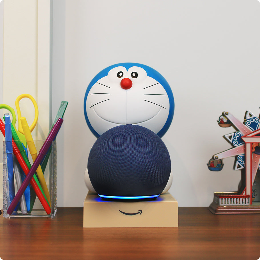 BACK-ORDER Gourmandise - Echo Dot/Pop Dedicated Doraemon Stand
