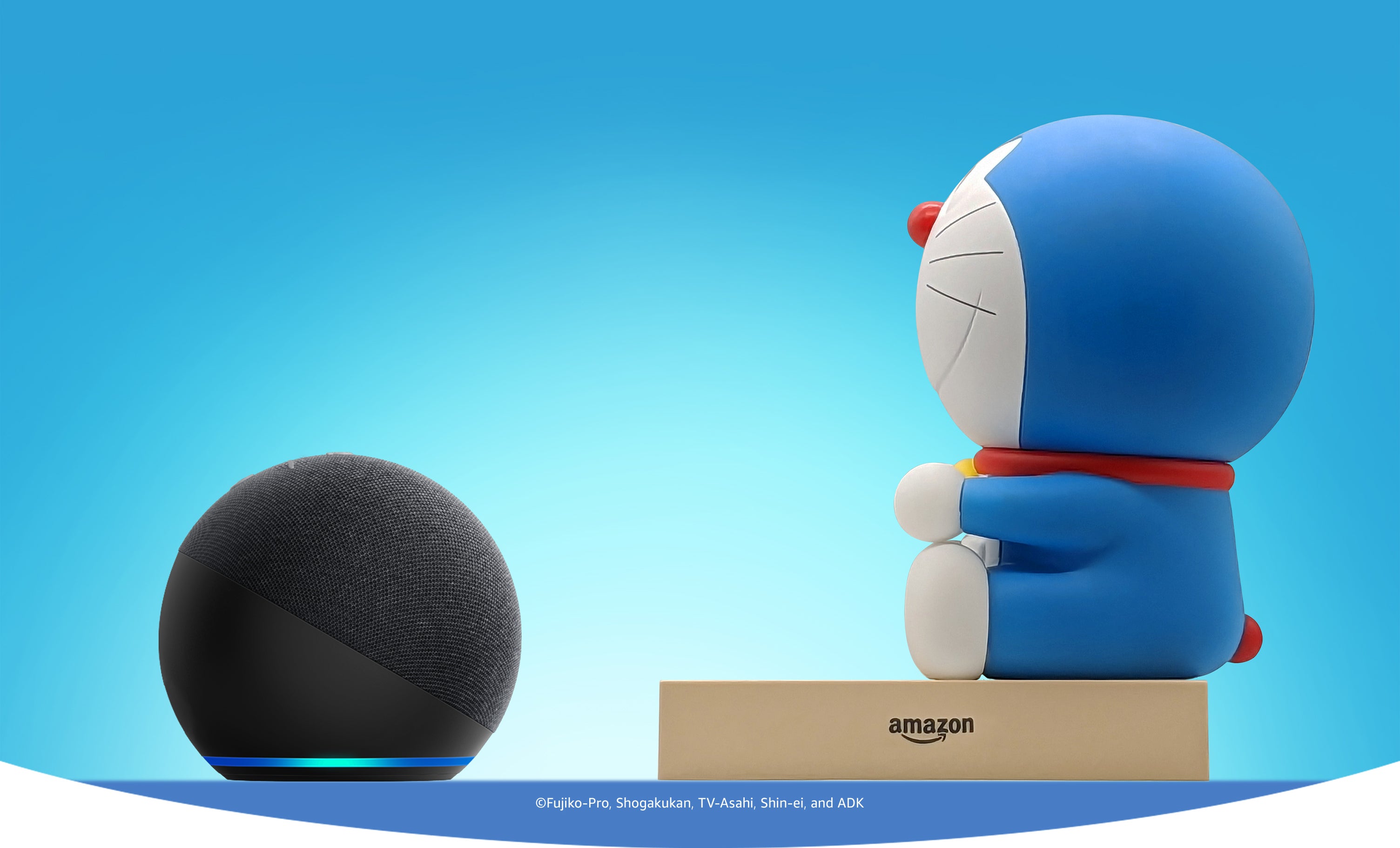BACK-ORDER Gourmandise - Echo Dot/Pop Dedicated Doraemon Stand
