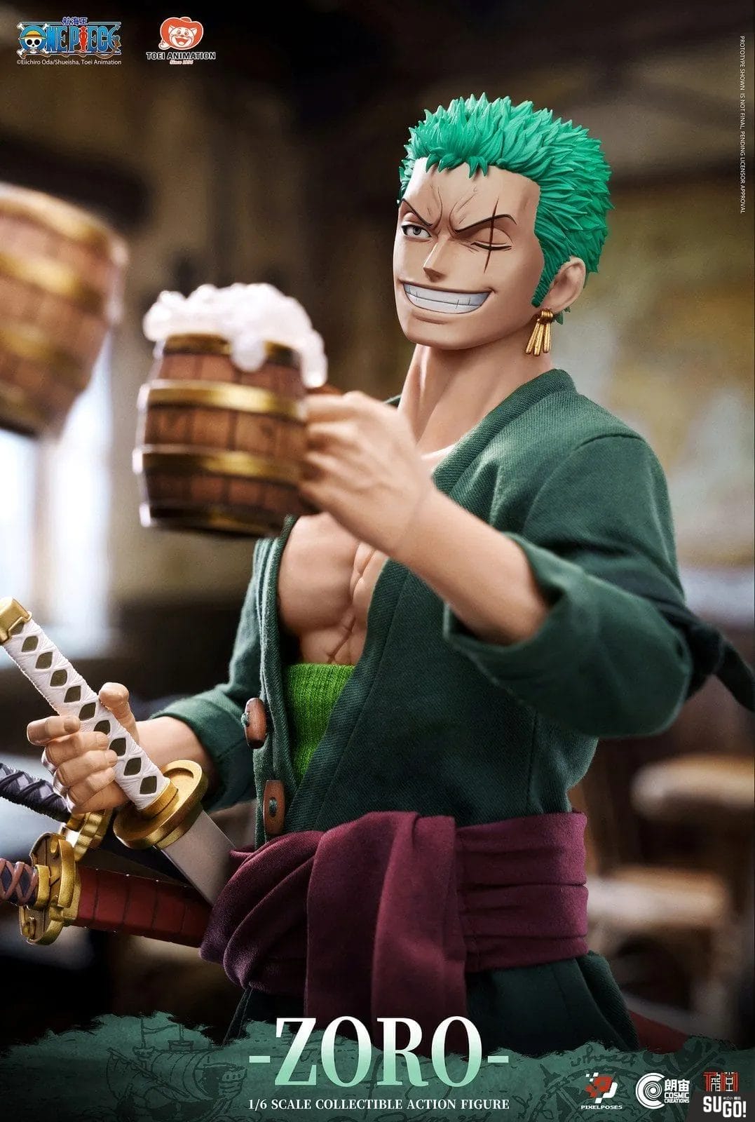 PRE-ORDER Jimei Palace - Cosmic Creations × Jimei Palace - One Piece - Roronoa Zoro: Deluxe Ver. 1/6