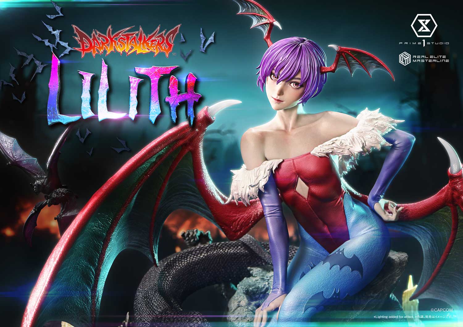 PRE-ORDER Prime 1 Studio - Real Elite Masterline - Darkstalkers - Lilith 1/4