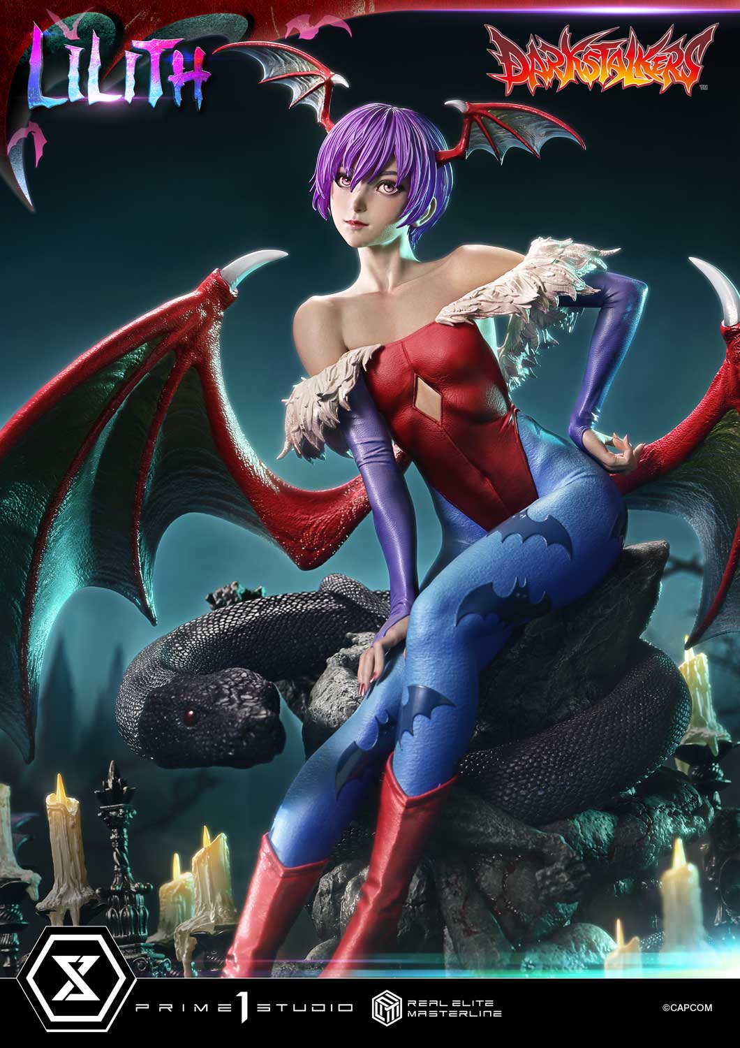 PRE-ORDER Prime 1 Studio - Real Elite Masterline - Darkstalkers - Lilith 1/4