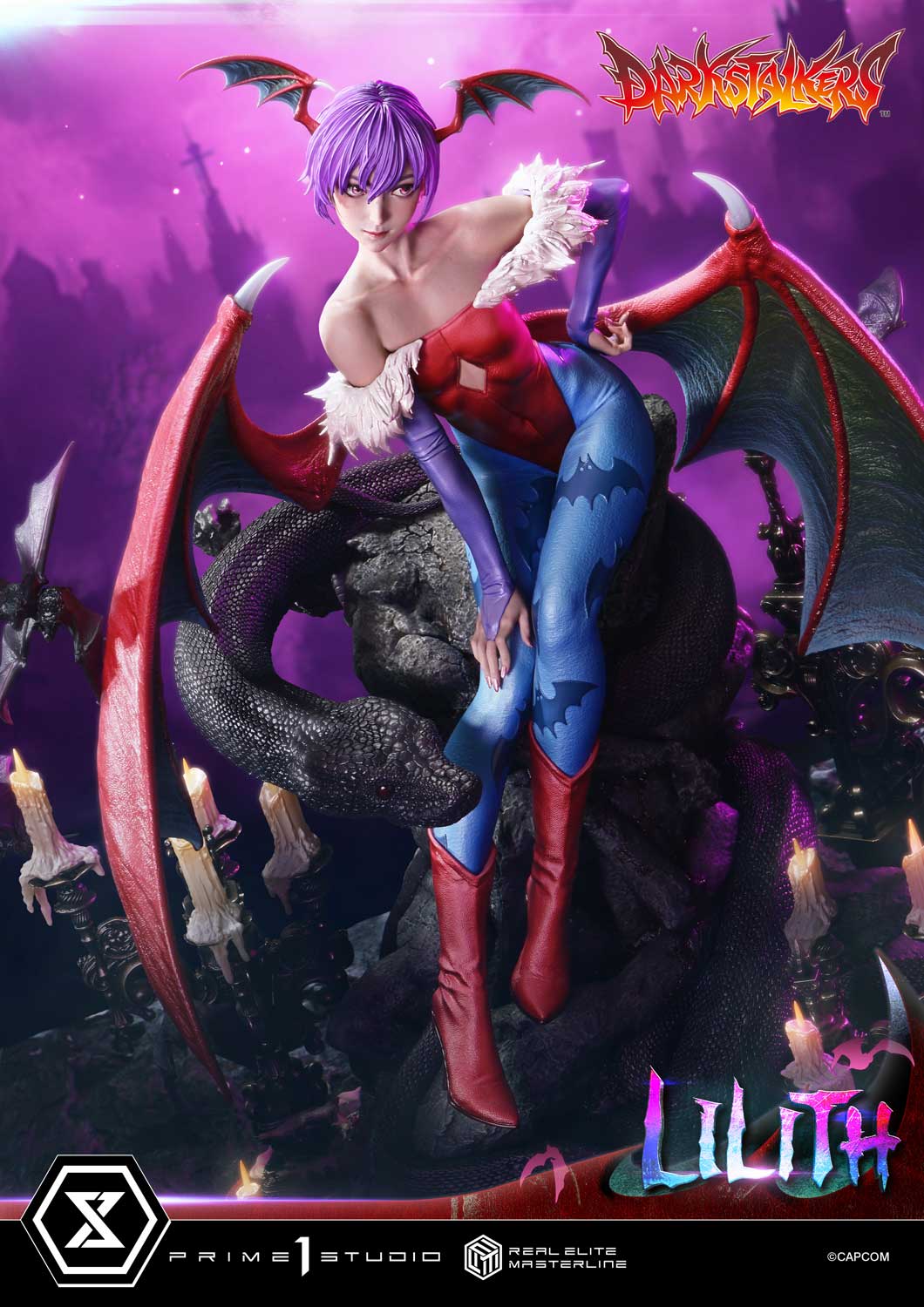PRE-ORDER Prime 1 Studio - Real Elite Masterline - Darkstalkers - Lilith 1/4