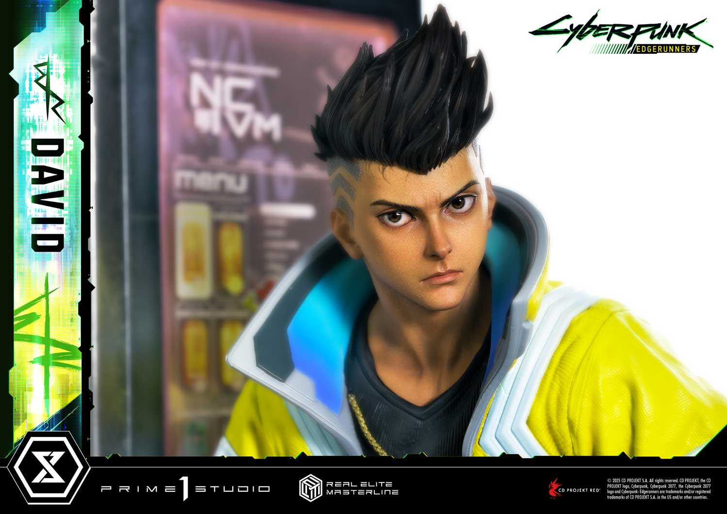 PRE-ORDER Prime 1 Studio - Real Elite Masterline - Cyberpunk: Edgerunners - David: Deluxe Bonus Version 1/4