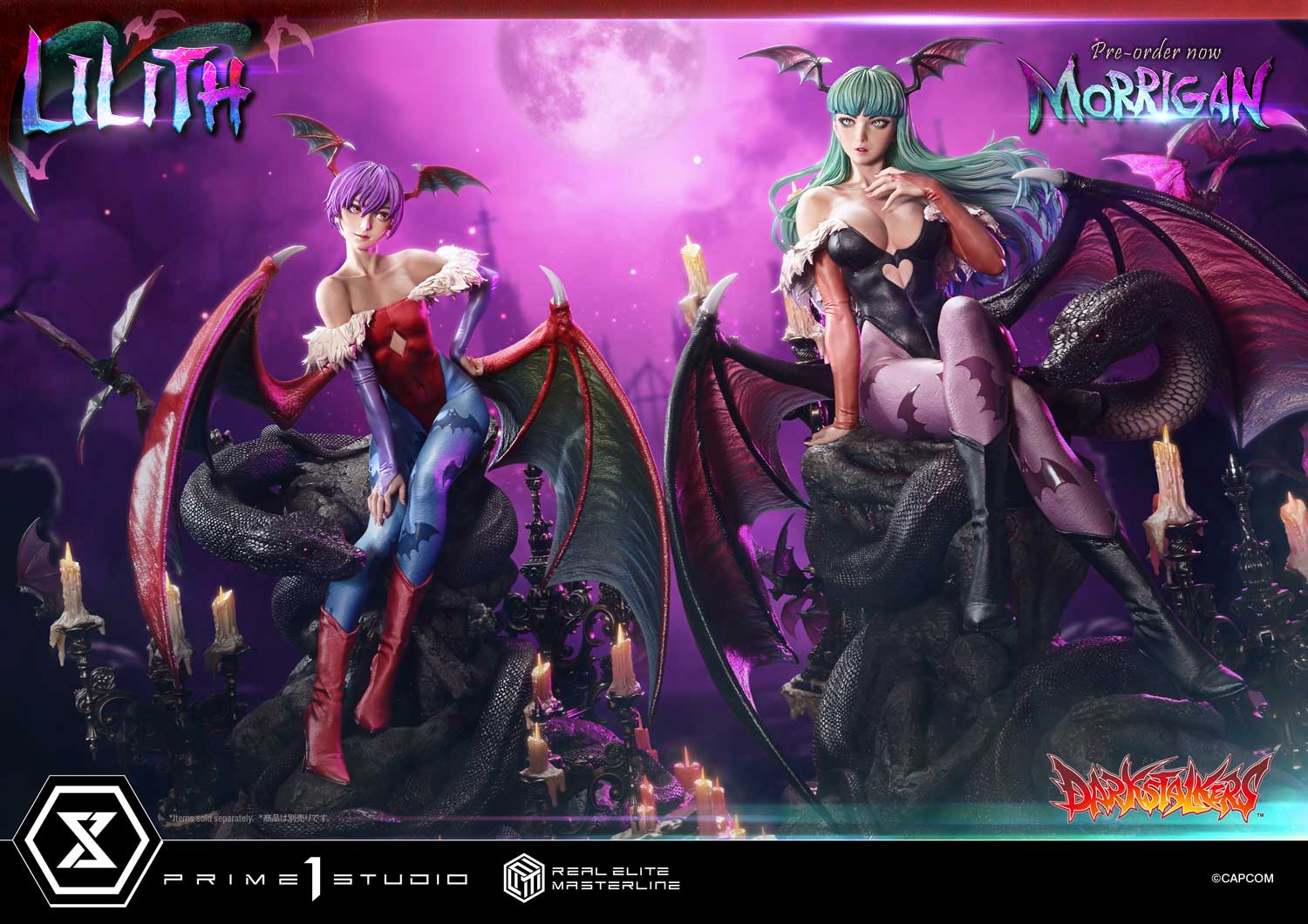 PRE-ORDER Prime 1 Studio - Real Elite Masterline - Darkstalkers - Lilith 1/4