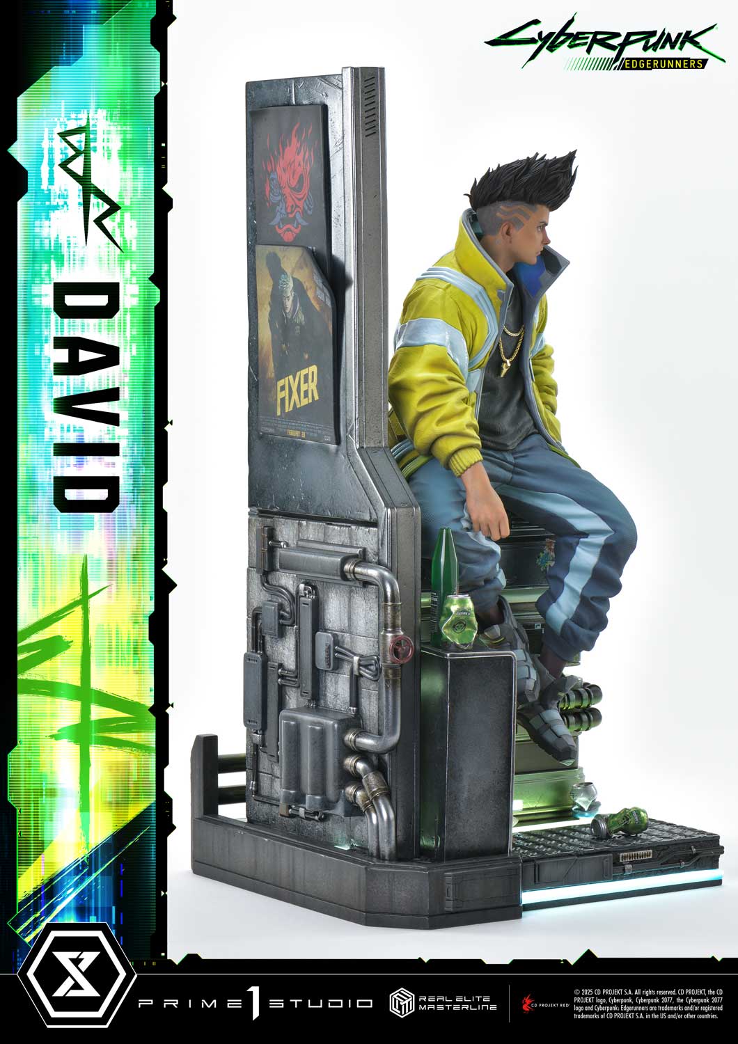 PRE-ORDER Prime 1 Studio - Real Elite Masterline - Cyberpunk: Edgerunners - David: Deluxe Bonus Version 1/4