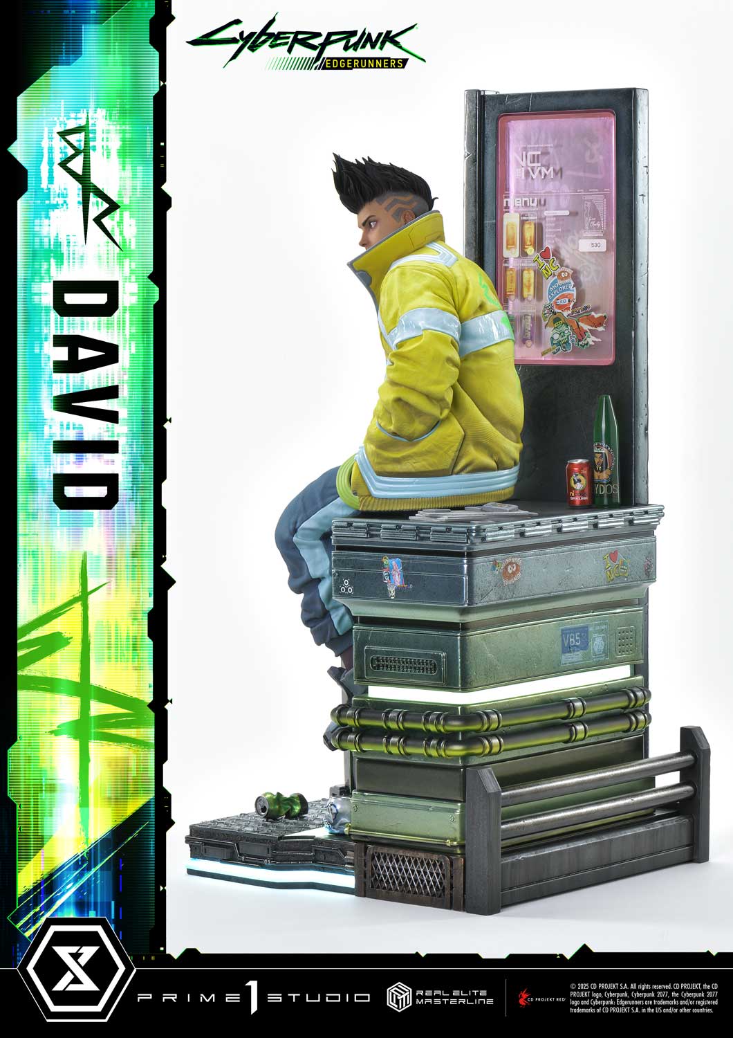 PRE-ORDER Prime 1 Studio - Real Elite Masterline - Cyberpunk: Edgerunners - David: Deluxe Bonus Version 1/4