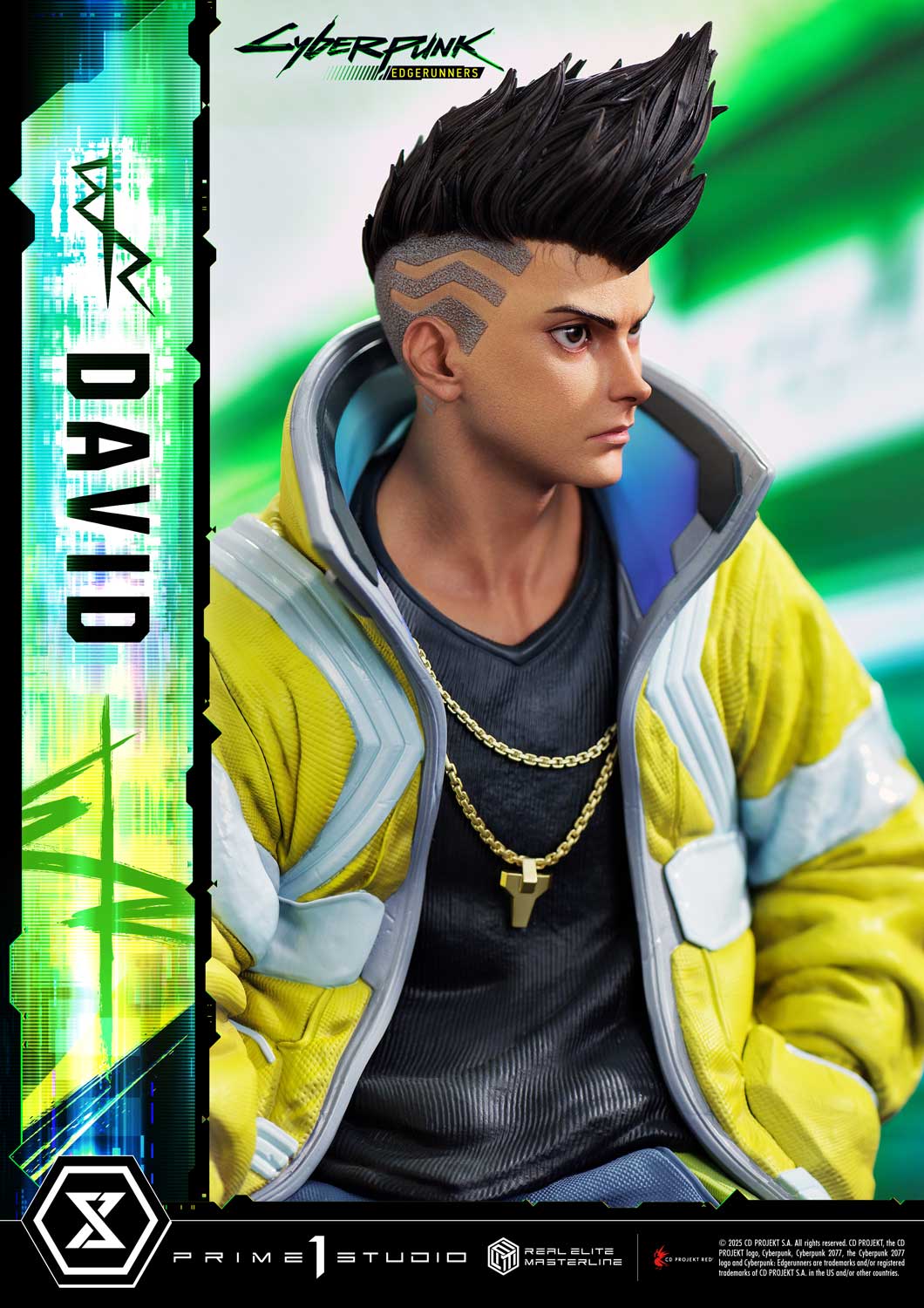 PRE-ORDER Prime 1 Studio - Real Elite Masterline - Cyberpunk: Edgerunners - David: Deluxe Bonus Version 1/4