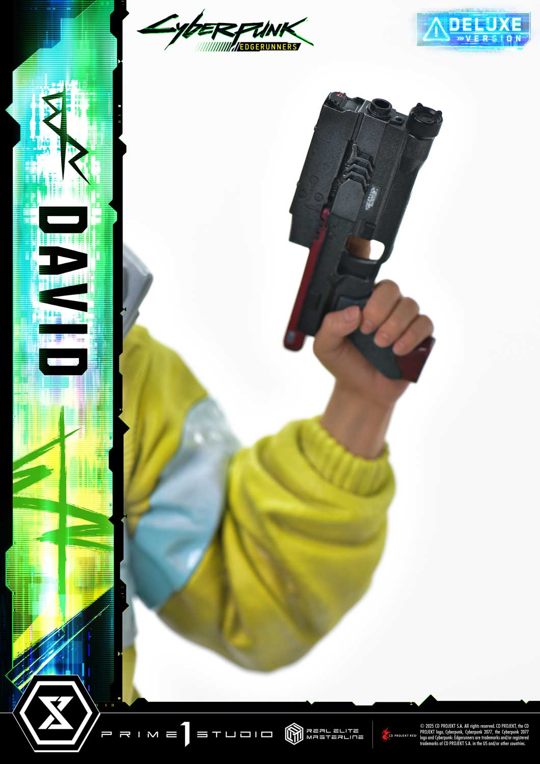 PRE-ORDER Prime 1 Studio - Real Elite Masterline - Cyberpunk: Edgerunners - David: Deluxe Bonus Version 1/4
