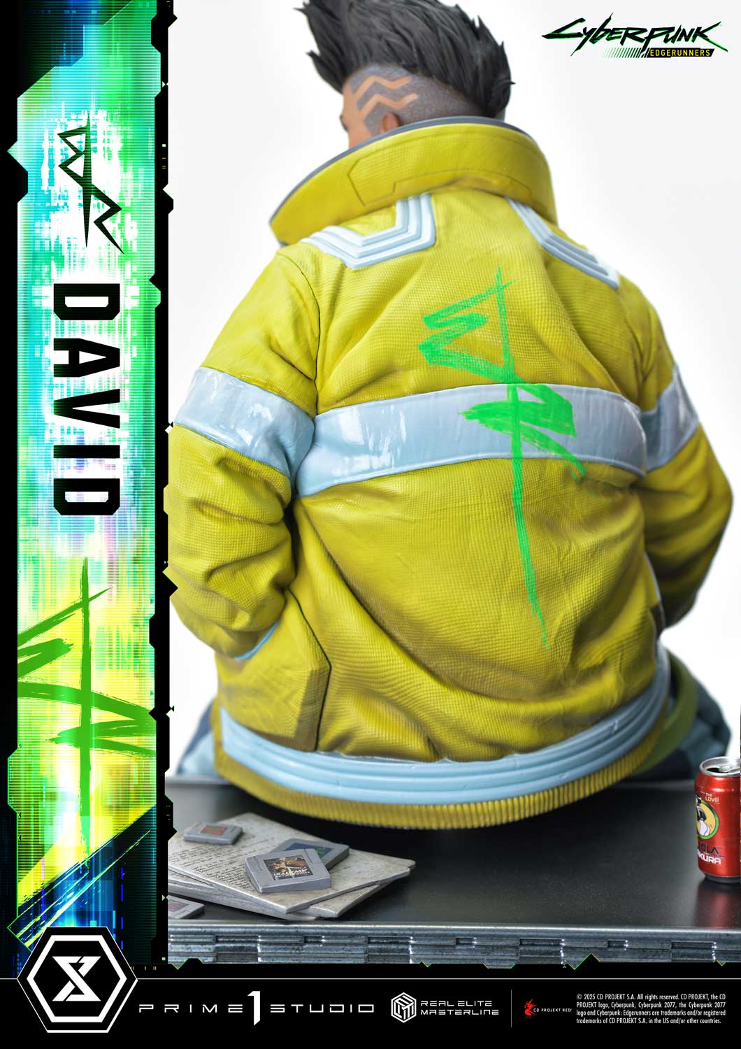 PRE-ORDER Prime 1 Studio - Real Elite Masterline - Cyberpunk: Edgerunners - David: Deluxe Bonus Version 1/4
