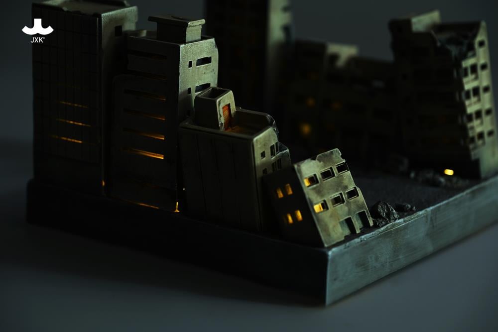 PRE-ORDER JXK Studio - Kitty Kaiju - Meowzilla: Destroyed City Diorama