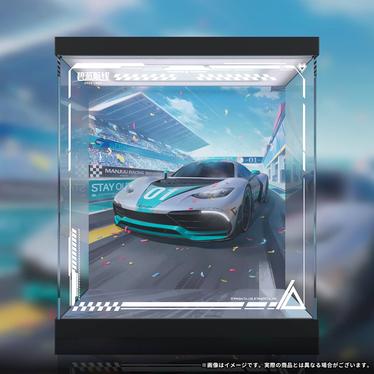 SPECIAL ORDER APEX - Azur Lane - Shinano: Moonlit Chrome Ver. LED Acrylic Display Base Bundled Special Edition 1/7 [JP]