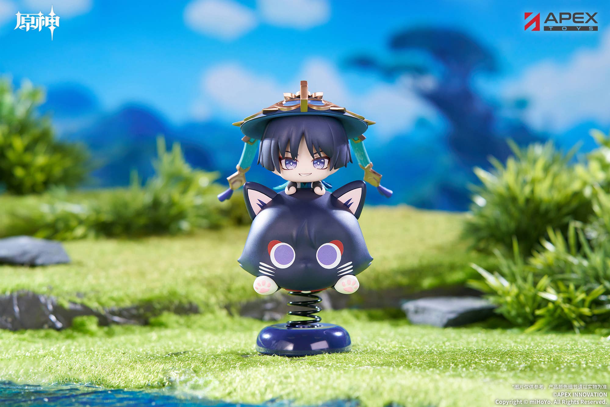 SPECIAL ORDER APEX - Chibi Chara Yurayura Stand - Genshin Impact - Wanderer [JP]