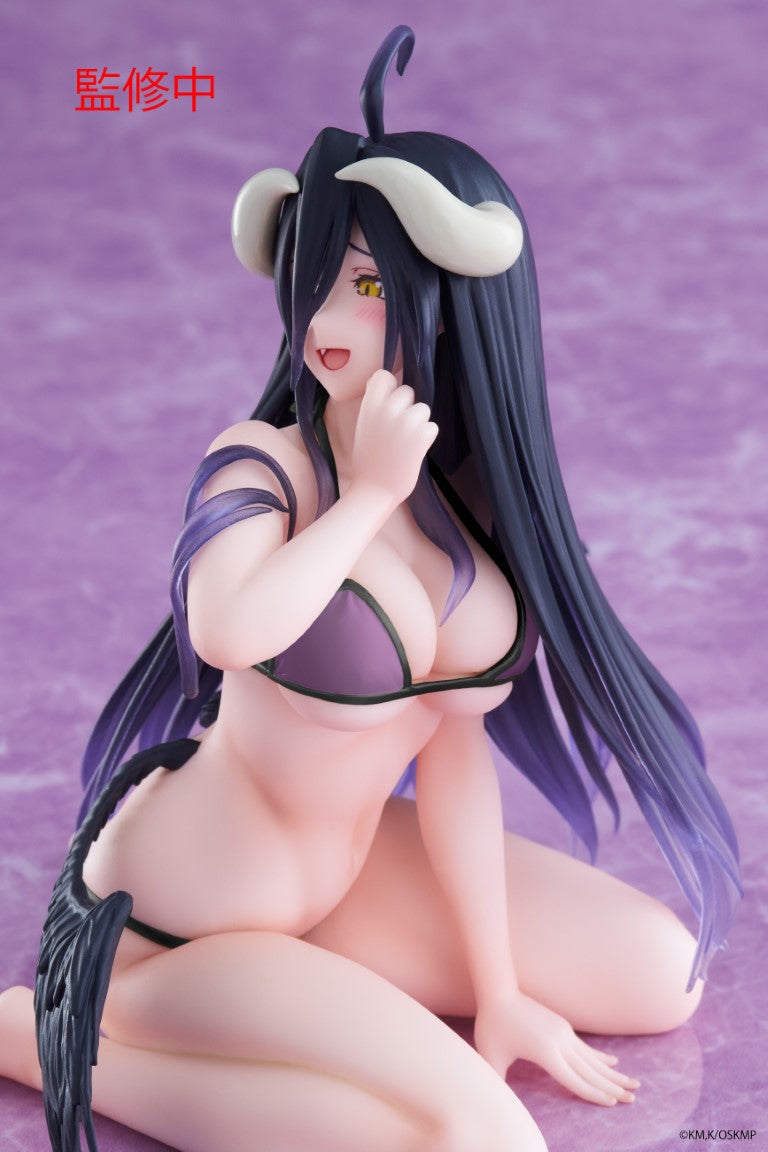 PRE-ORDER Taito - OVERLORD Desktop Cute Figure - Albedo: Swimsuit Ver. Renewal Edition