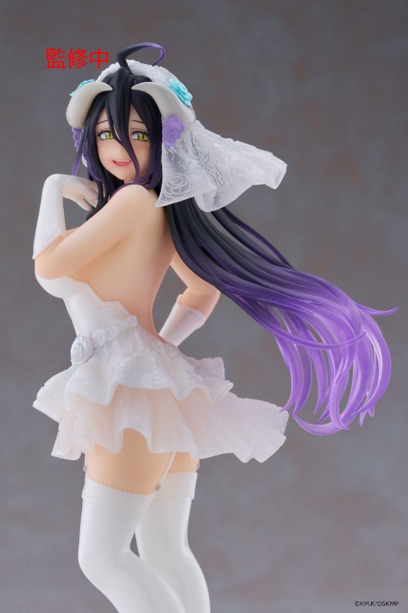 IN-STOCK Taito - Overlord Coreful Figure - Albedo: Wedding Ver.