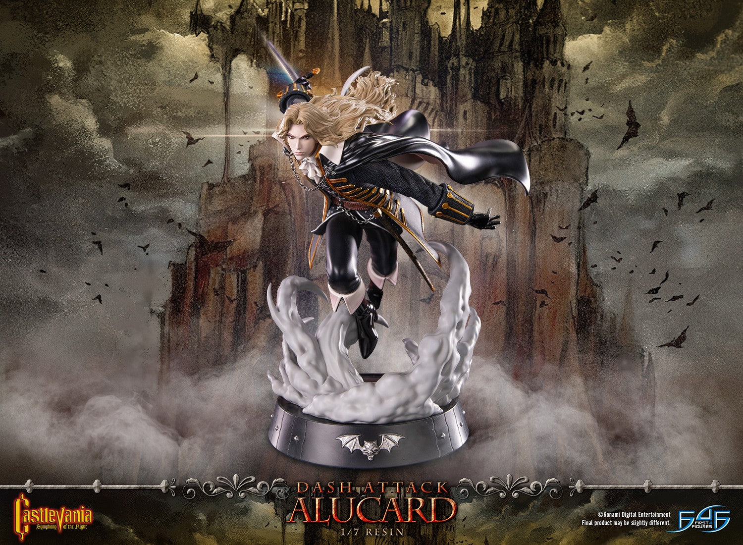 PRE-ORDER First4Figures - Castlevania: Symphony of the Night - Dash Attack Alucard 1/7