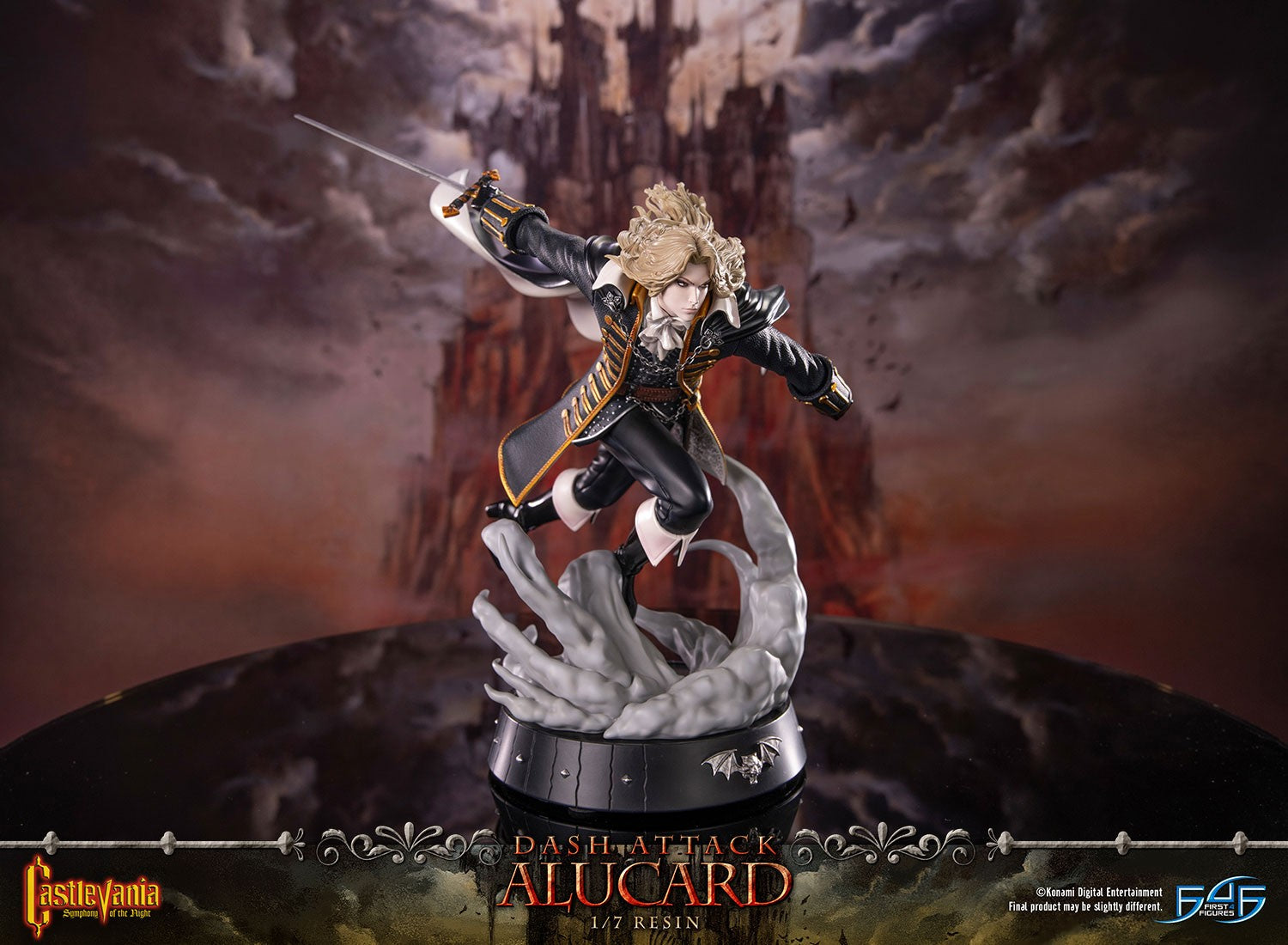 PRE-ORDER First4Figures - Castlevania: Symphony of the Night - Dash Attack Alucard 1/7