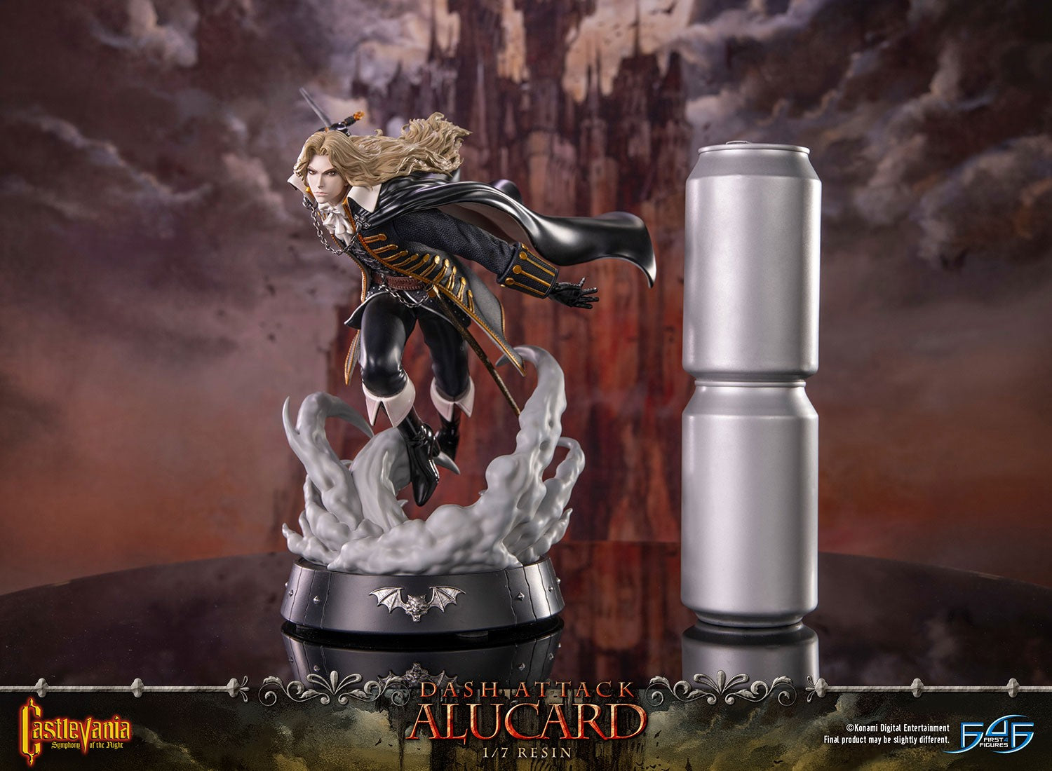 PRE-ORDER First4Figures - Castlevania: Symphony of the Night - Dash Attack Alucard 1/7