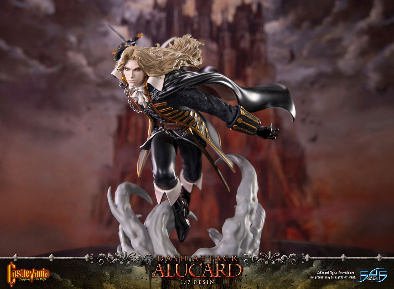PRE-ORDER First4Figures - Castlevania: Symphony of the Night - Dash Attack Alucard 1/7