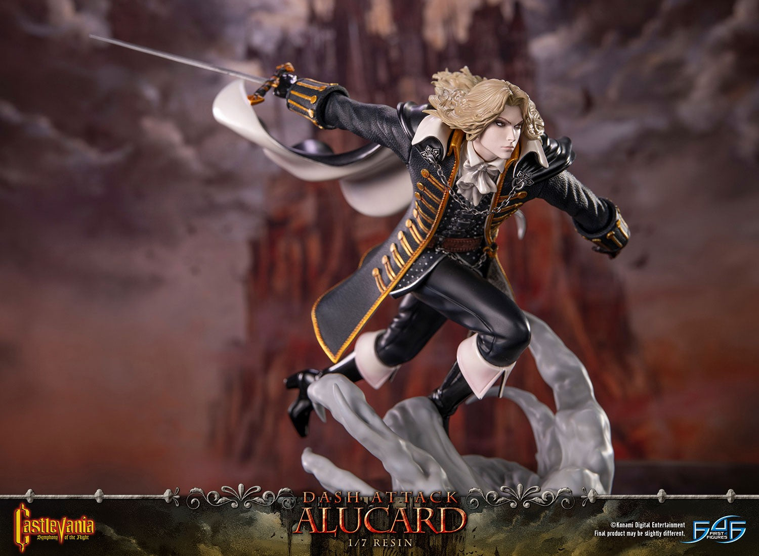 PRE-ORDER First4Figures - Castlevania: Symphony of the Night - Dash Attack Alucard 1/7