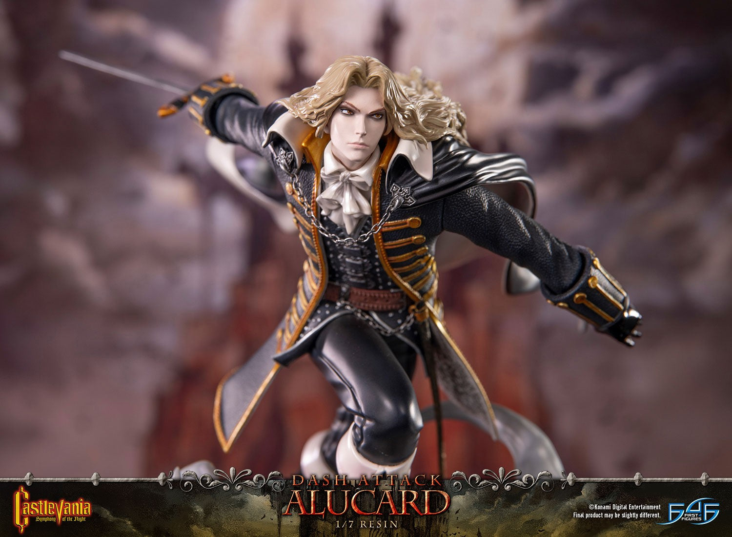 PRE-ORDER First4Figures - Castlevania: Symphony of the Night - Dash Attack Alucard 1/7