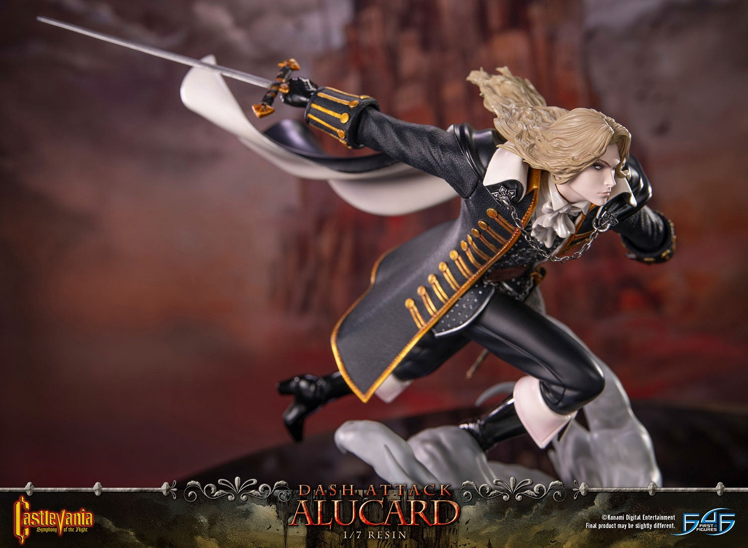 PRE-ORDER First4Figures - Castlevania: Symphony of the Night - Dash Attack Alucard 1/7