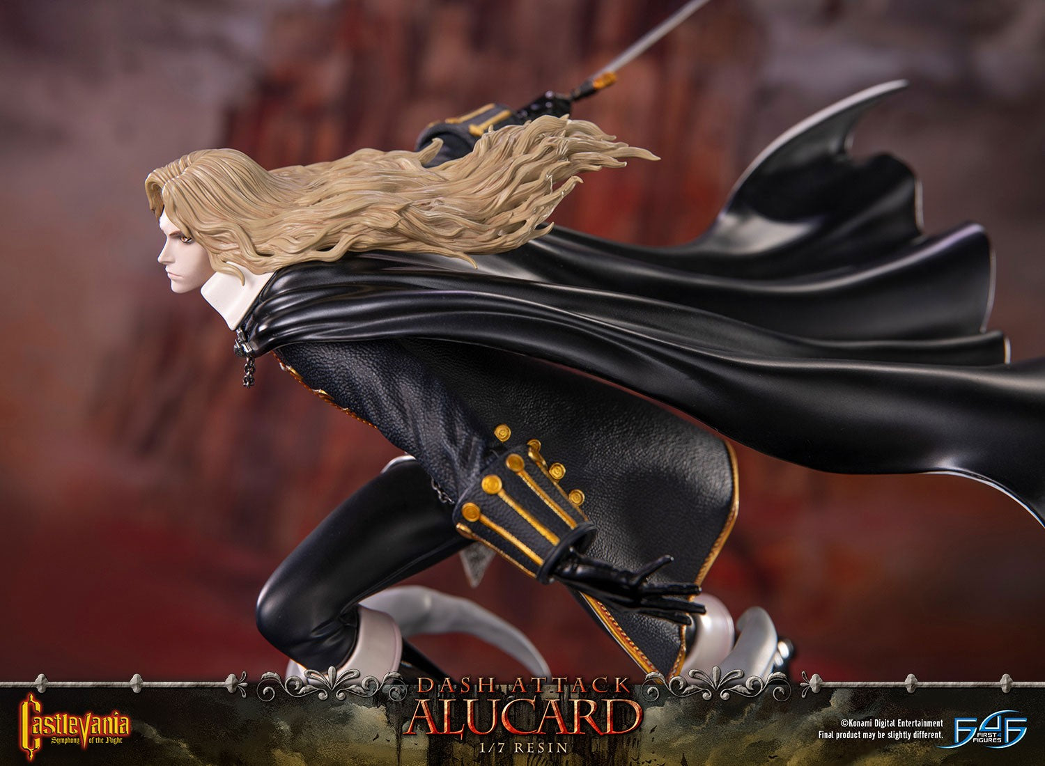 PRE-ORDER First4Figures - Castlevania: Symphony of the Night - Dash Attack Alucard 1/7