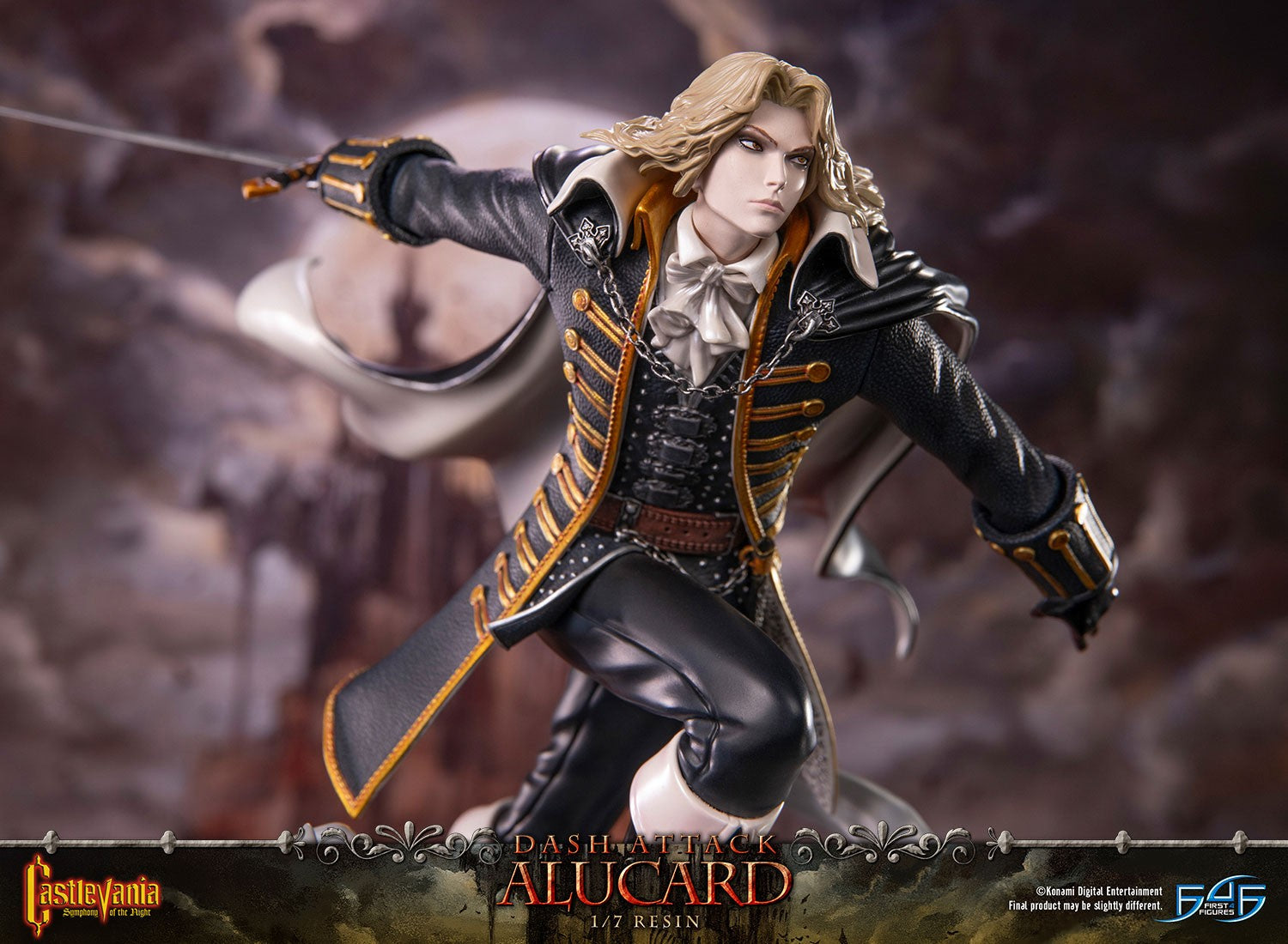 PRE-ORDER First4Figures - Castlevania: Symphony of the Night - Dash Attack Alucard 1/7