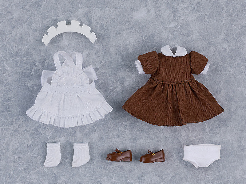 PRE-ORDER Good Smile Company - Nendoroid Doll Work Outfit Set: Maid Outfit Mini: Brown