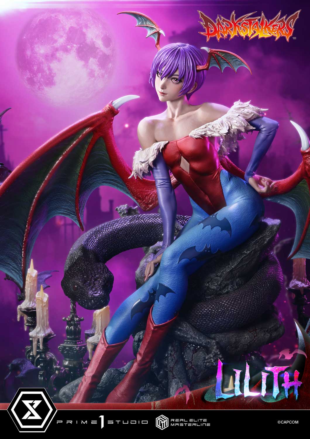 PRE-ORDER Prime 1 Studio - Real Elite Masterline - Darkstalkers - Lilith 1/4