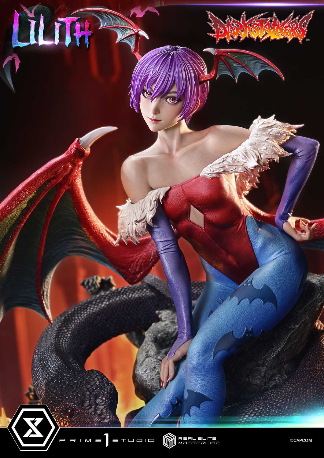 PRE-ORDER Prime 1 Studio - Real Elite Masterline - Darkstalkers - Lilith 1/4