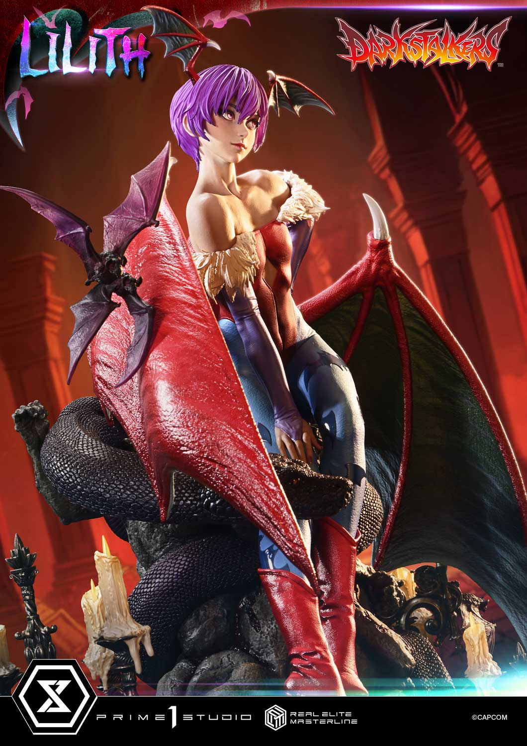 PRE-ORDER Prime 1 Studio - Real Elite Masterline - Darkstalkers - Lilith 1/4