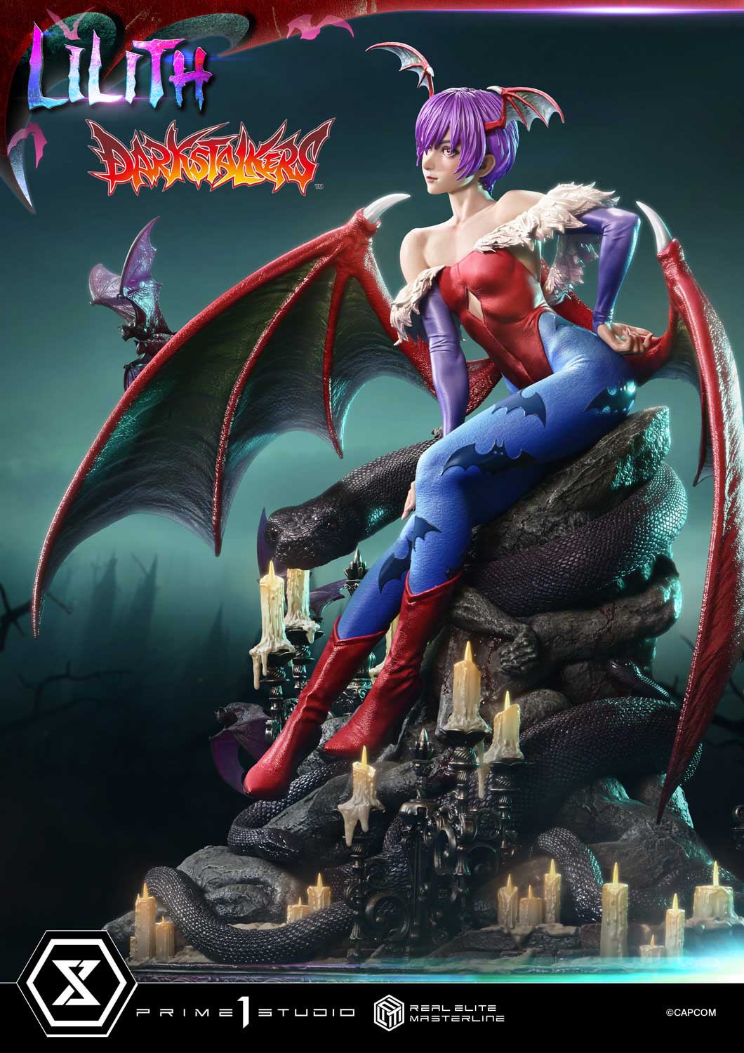 PRE-ORDER Prime 1 Studio - Real Elite Masterline - Darkstalkers - Lilith 1/4