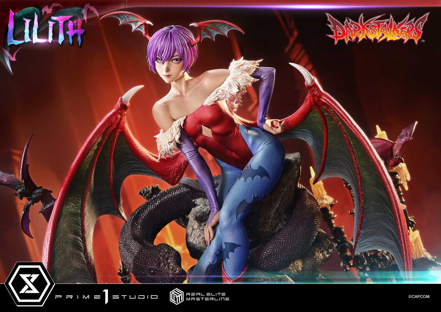 PRE-ORDER Prime 1 Studio - Real Elite Masterline - Darkstalkers - Lilith 1/4