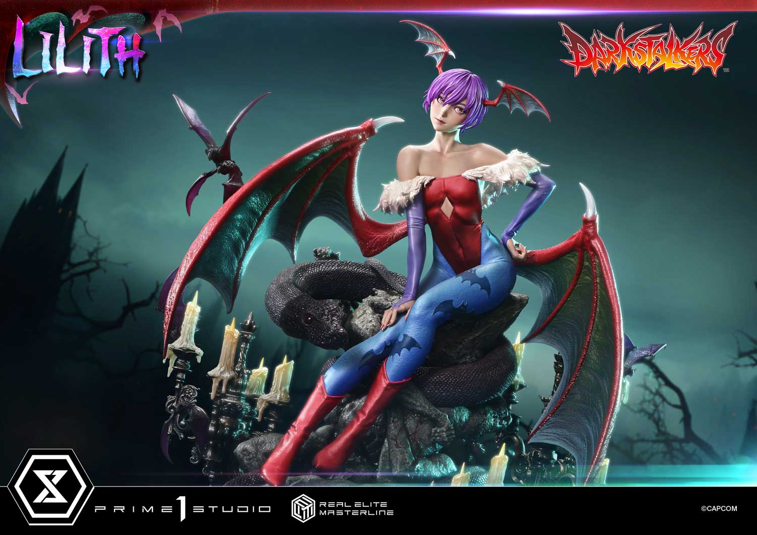 PRE-ORDER Prime 1 Studio - Real Elite Masterline - Darkstalkers - Lilith 1/4