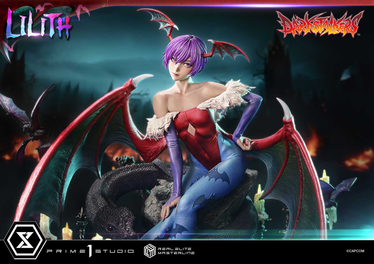 PRE-ORDER Prime 1 Studio - Real Elite Masterline - Darkstalkers - Lilith 1/4