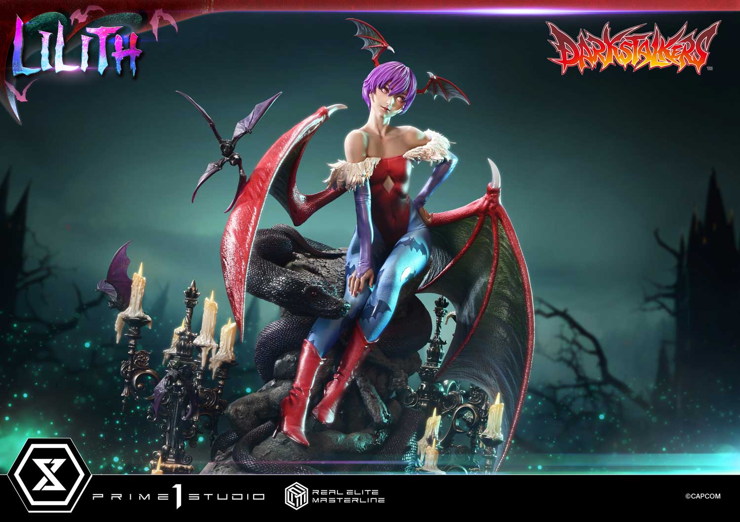 PRE-ORDER Prime 1 Studio - Real Elite Masterline - Darkstalkers - Lilith 1/4