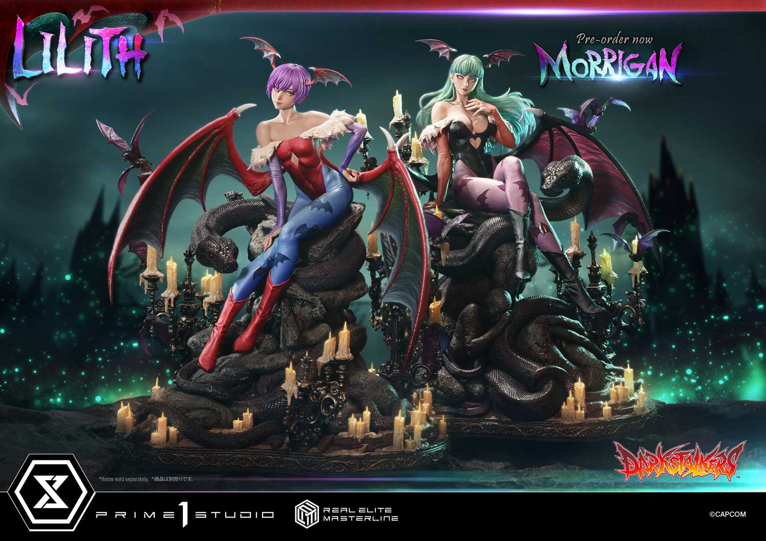 PRE-ORDER Prime 1 Studio - Real Elite Masterline - Darkstalkers - Lilith 1/4