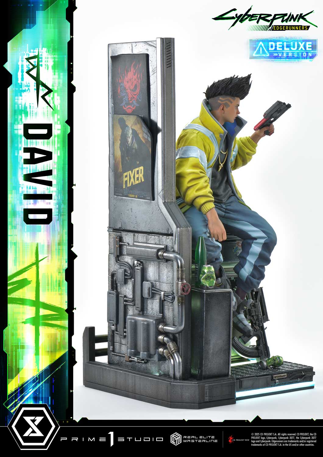 PRE-ORDER Prime 1 Studio - Real Elite Masterline - Cyberpunk: Edgerunners - David: Deluxe Bonus Version 1/4