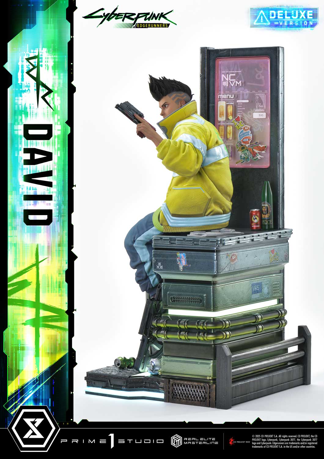 PRE-ORDER Prime 1 Studio - Real Elite Masterline - Cyberpunk: Edgerunners - David: Deluxe Bonus Version 1/4