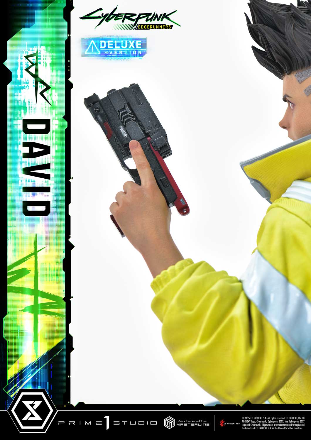 PRE-ORDER Prime 1 Studio - Real Elite Masterline - Cyberpunk: Edgerunners - David: Deluxe Bonus Version 1/4