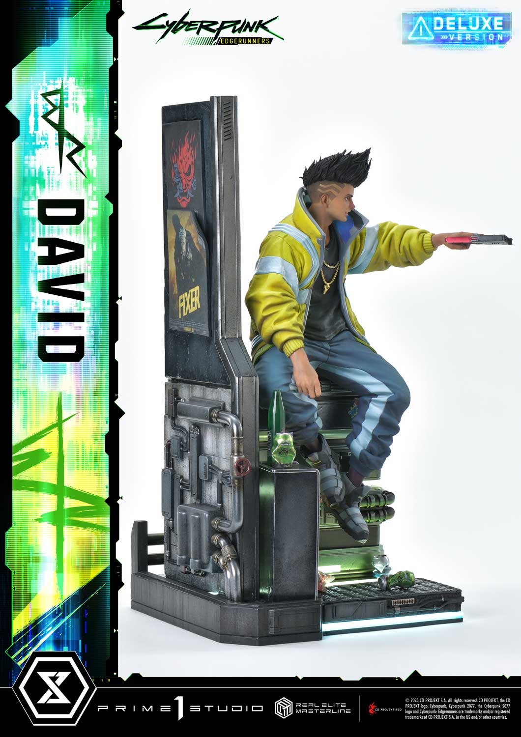 PRE-ORDER Prime 1 Studio - Real Elite Masterline - Cyberpunk: Edgerunners - David: Deluxe Bonus Version 1/4
