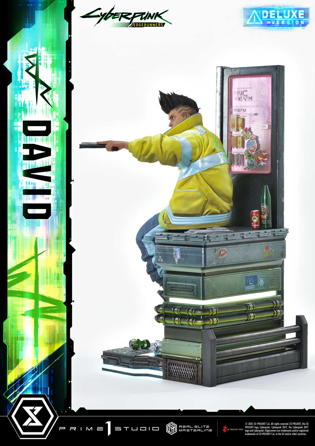 PRE-ORDER Prime 1 Studio - Real Elite Masterline - Cyberpunk: Edgerunners - David: Deluxe Bonus Version 1/4