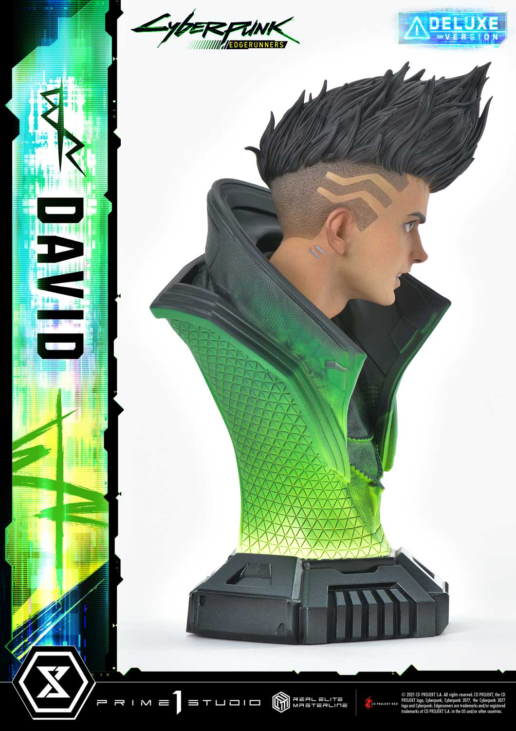PRE-ORDER Prime 1 Studio - Real Elite Masterline - Cyberpunk: Edgerunners - David: Deluxe Bonus Version 1/4
