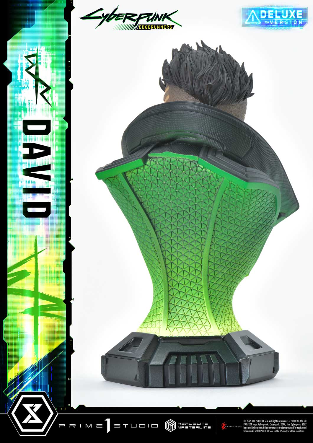 PRE-ORDER Prime 1 Studio - Real Elite Masterline - Cyberpunk: Edgerunners - David: Deluxe Bonus Version 1/4