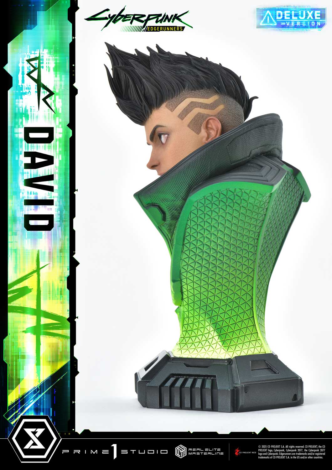 PRE-ORDER Prime 1 Studio - Real Elite Masterline - Cyberpunk: Edgerunners - David: Deluxe Bonus Version 1/4