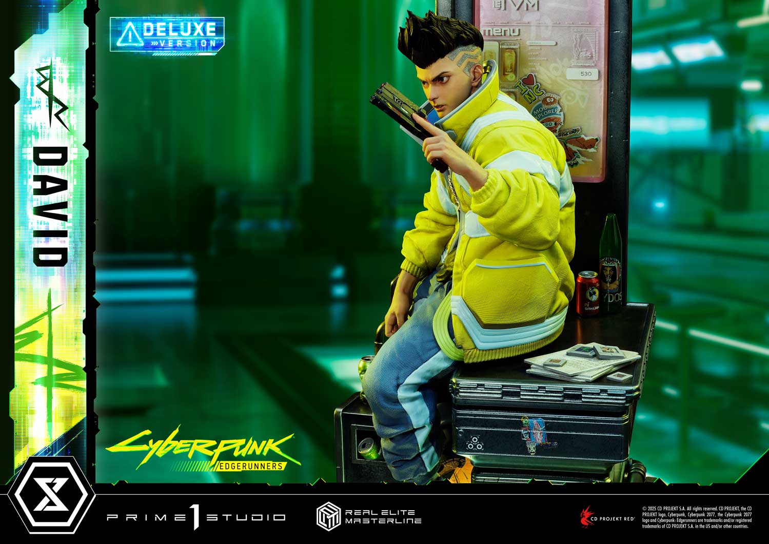 PRE-ORDER Prime 1 Studio - Real Elite Masterline - Cyberpunk: Edgerunners - David: Deluxe Bonus Version 1/4