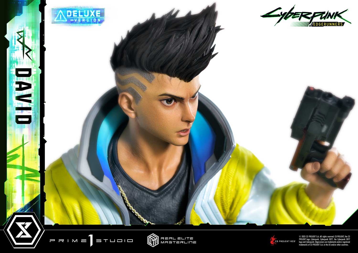 PRE-ORDER Prime 1 Studio - Real Elite Masterline - Cyberpunk: Edgerunners - David: Deluxe Bonus Version 1/4