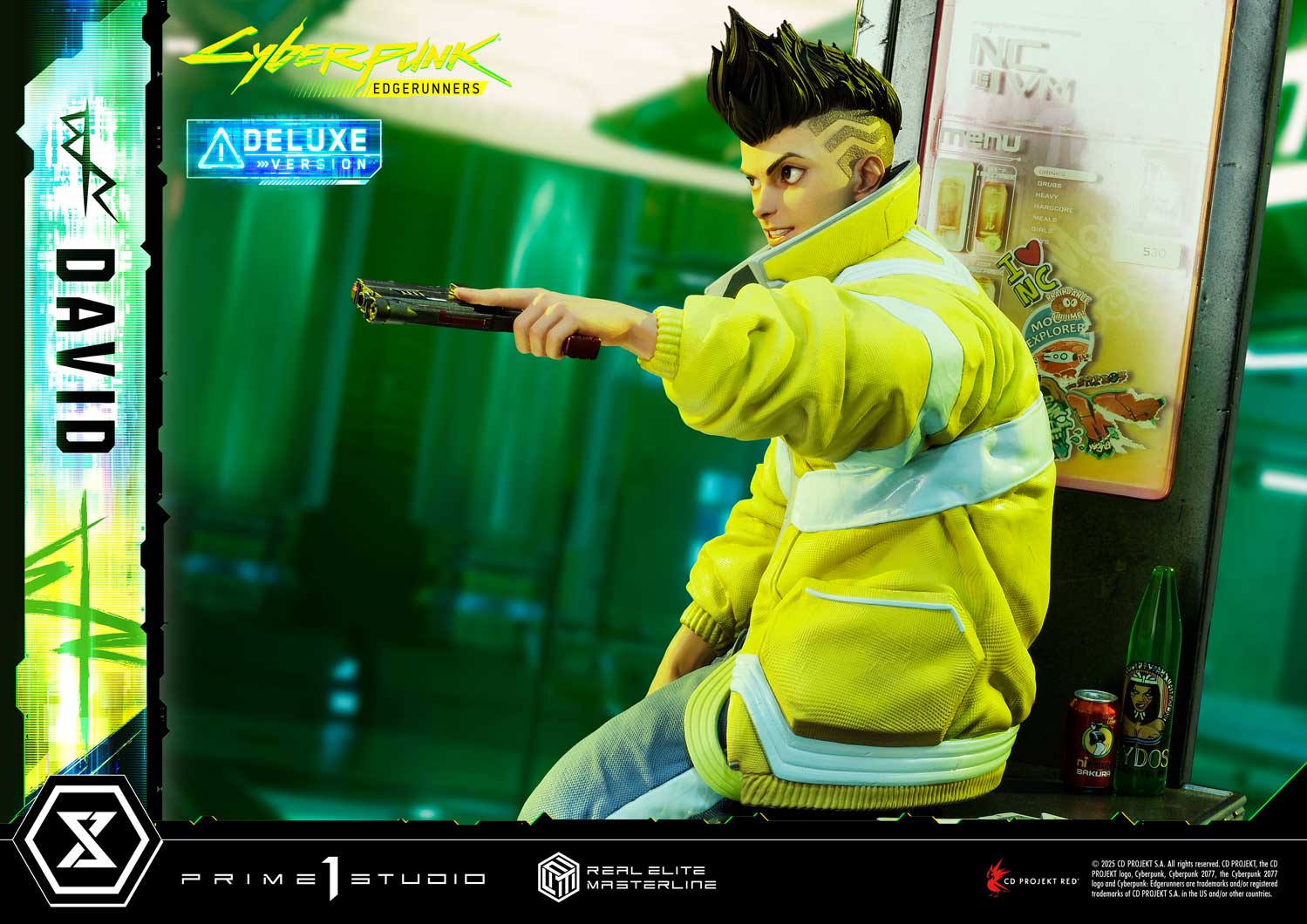 PRE-ORDER Prime 1 Studio - Real Elite Masterline - Cyberpunk: Edgerunners - David: Deluxe Bonus Version 1/4